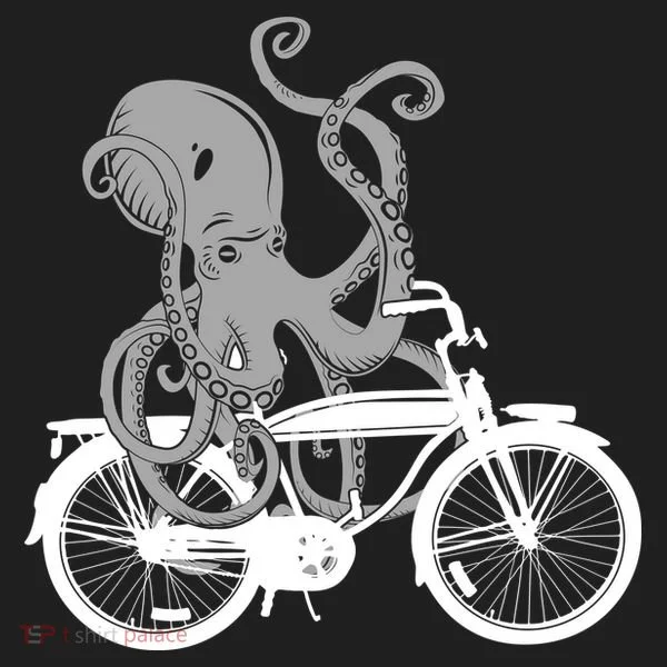 Retro Octopus Bike Beanie