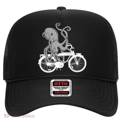 Retro Octopus Bike Hat
