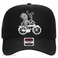 Retro Octopus Bike Hat thumb 0