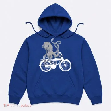 Retro Octopus Bike Hoodie