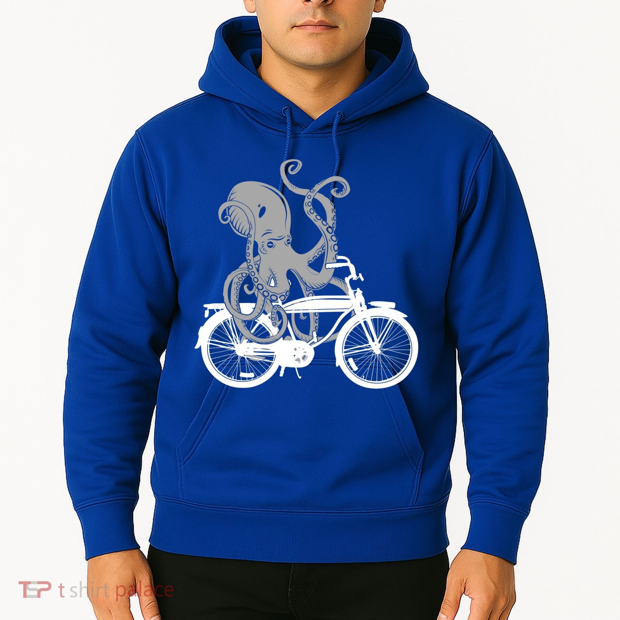 Retro Octopus Bike Hoodie
