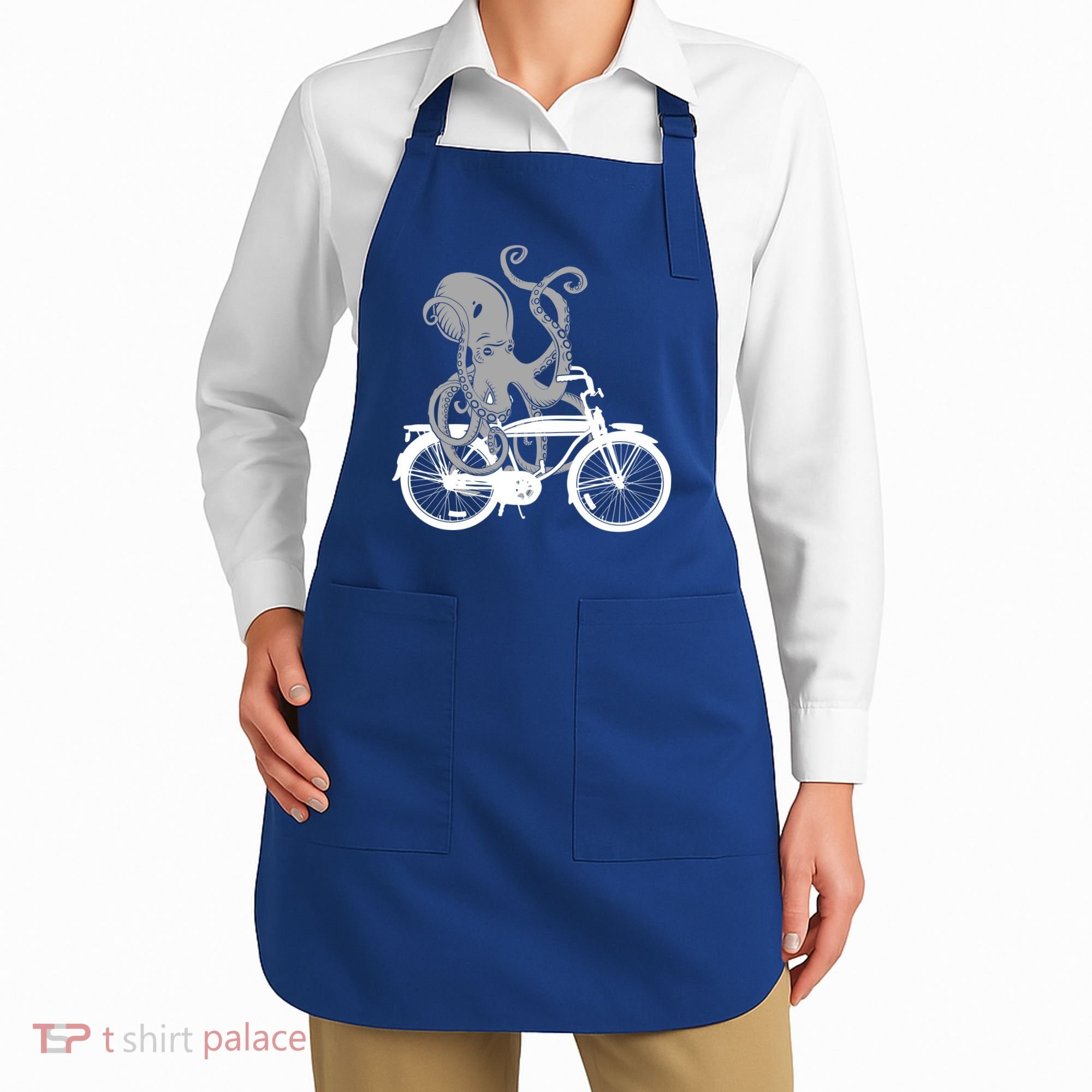 Retro Octopus Bike Apron