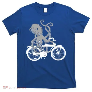 Retro Octopus Bike T-Shirt
