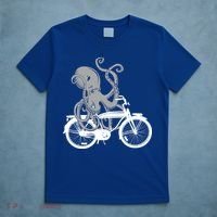 Retro Octopus Bike T-Shirt thumb 5