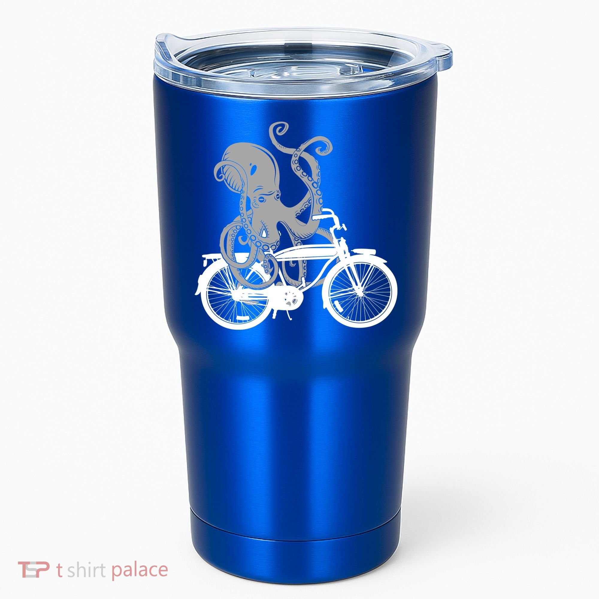 Retro Octopus Bike Tumbler