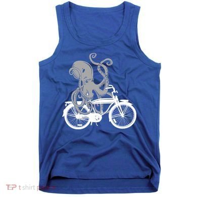 Retro Octopus Bike Tank Top