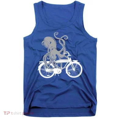 Retro Octopus Bike Tank Top