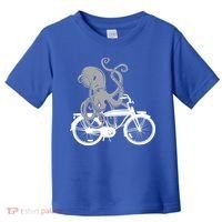 Retro Octopus Bike Toddler T-Shirt thumb 0