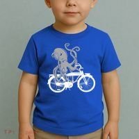 Retro Octopus Bike Toddler T-Shirt thumb 2
