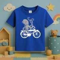Retro Octopus Bike Toddler T-Shirt thumb 3