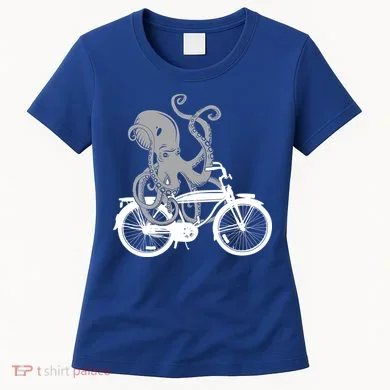 Retro Octopus Bike Women's T-Shirt
