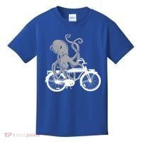 Retro Octopus Bike Kids T-Shirt thumb 0