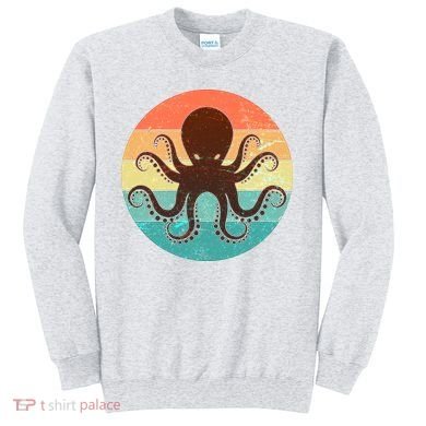 Retro Octopus Kraken  Sweatshirt