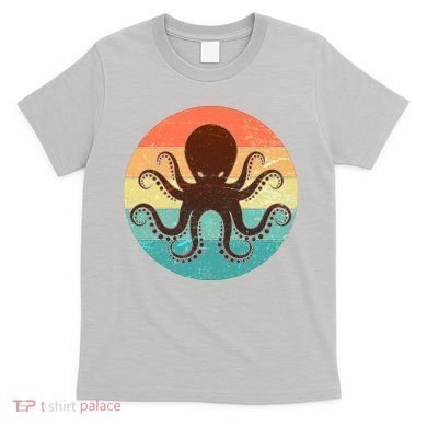 Retro Octopus Kraken  T-Shirt