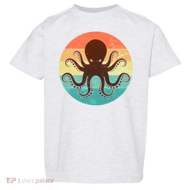 Retro Octopus Kraken Toddler T-Shirt