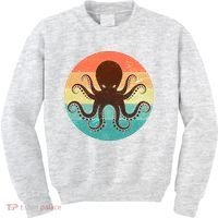 Retro Octopus Kraken  Kids Sweatshirt thumb 0