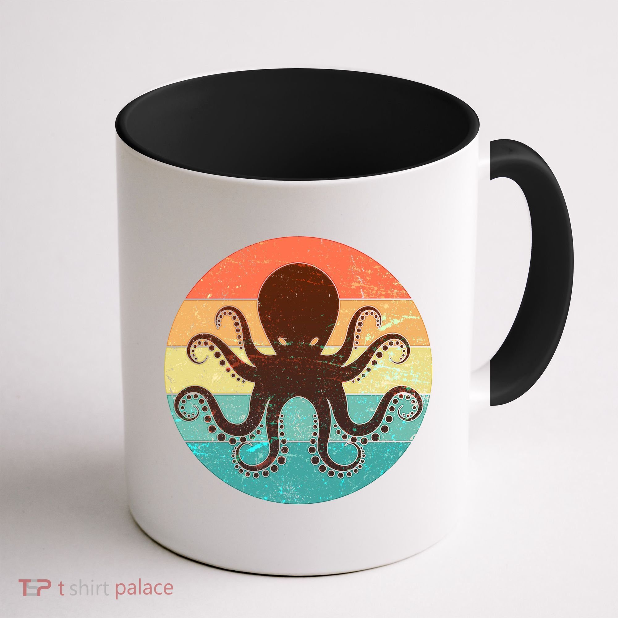 Retro Octopus Kraken  Coffee Mug