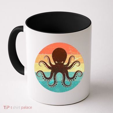 Retro Octopus Kraken  Coffee Mug
