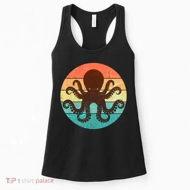 Retro Octopus Kraken  Women's Tank Top