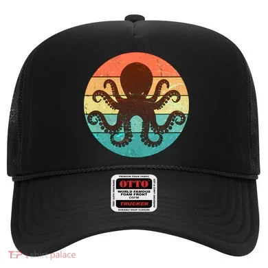 Retro Octopus Kraken  Hat