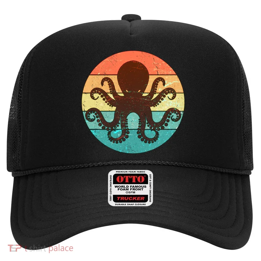 Retro Octopus Kraken  Hat
