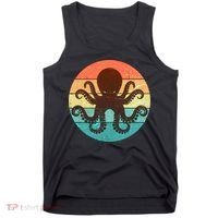 Retro Octopus Kraken  Tank Top thumb 0