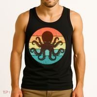 Retro Octopus Kraken  Tank Top thumb 3