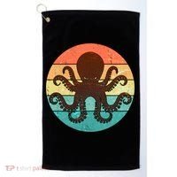 Retro Octopus Kraken  Golf Towel thumb 0