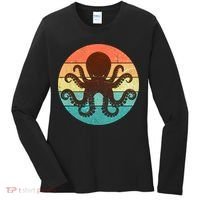 Retro Octopus Kraken  Women's Long Sleeve Shirt thumb 0