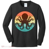 Retro Octopus Kraken  Kids Long Sleeve Shirt thumb 0