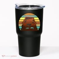 Retro Off Road Truck 4x4 Sunset Tumbler thumb 0