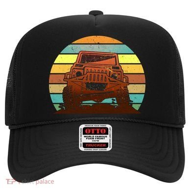 Retro Off Road Truck 4x4 Sunset Hat