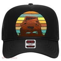 Retro Off Road Truck 4x4 Sunset Hat thumb 0
