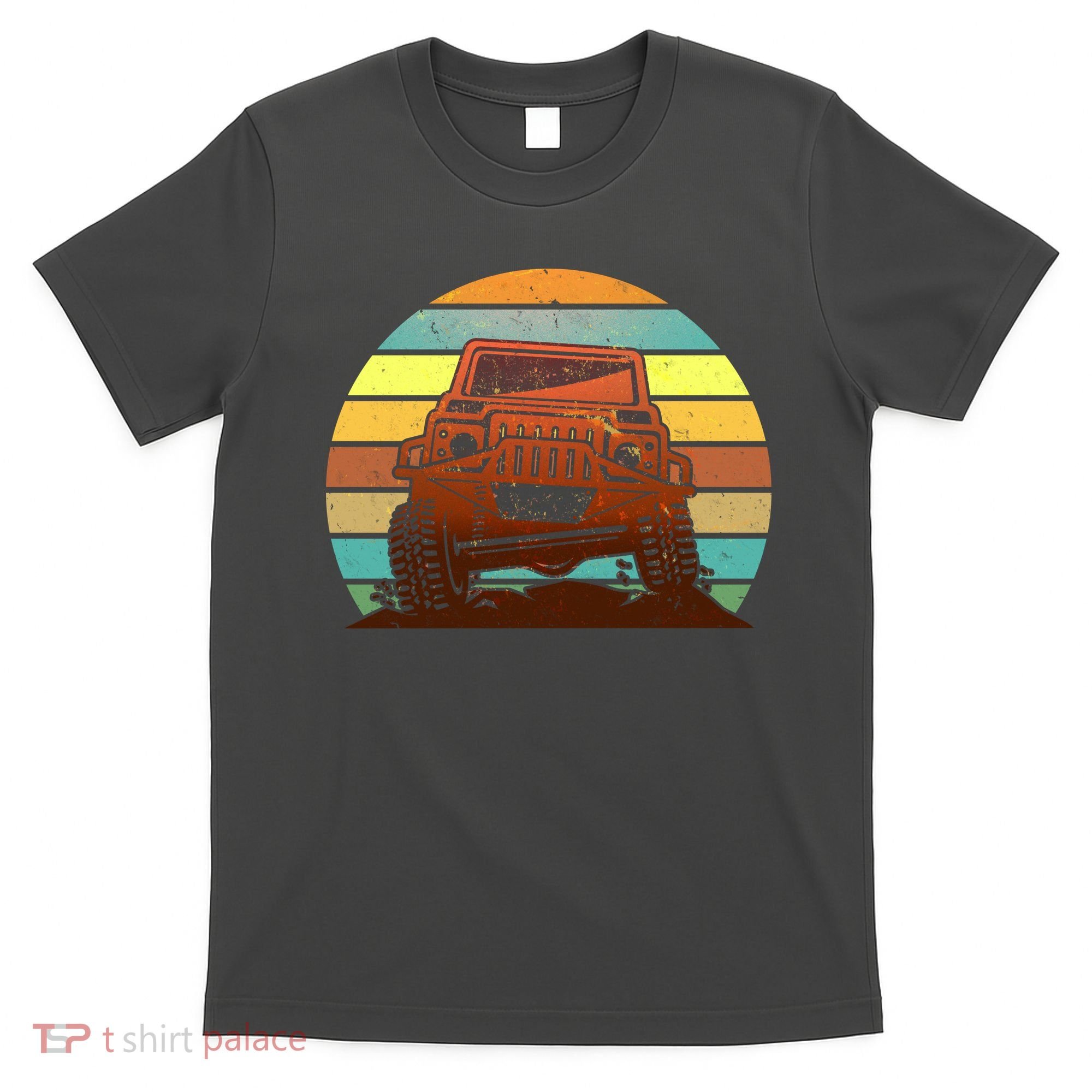 Retro Off Road Truck 4x4 Sunset T-Shirt