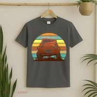 Retro Off Road Truck 4x4 Sunset T-Shirt thumb 2