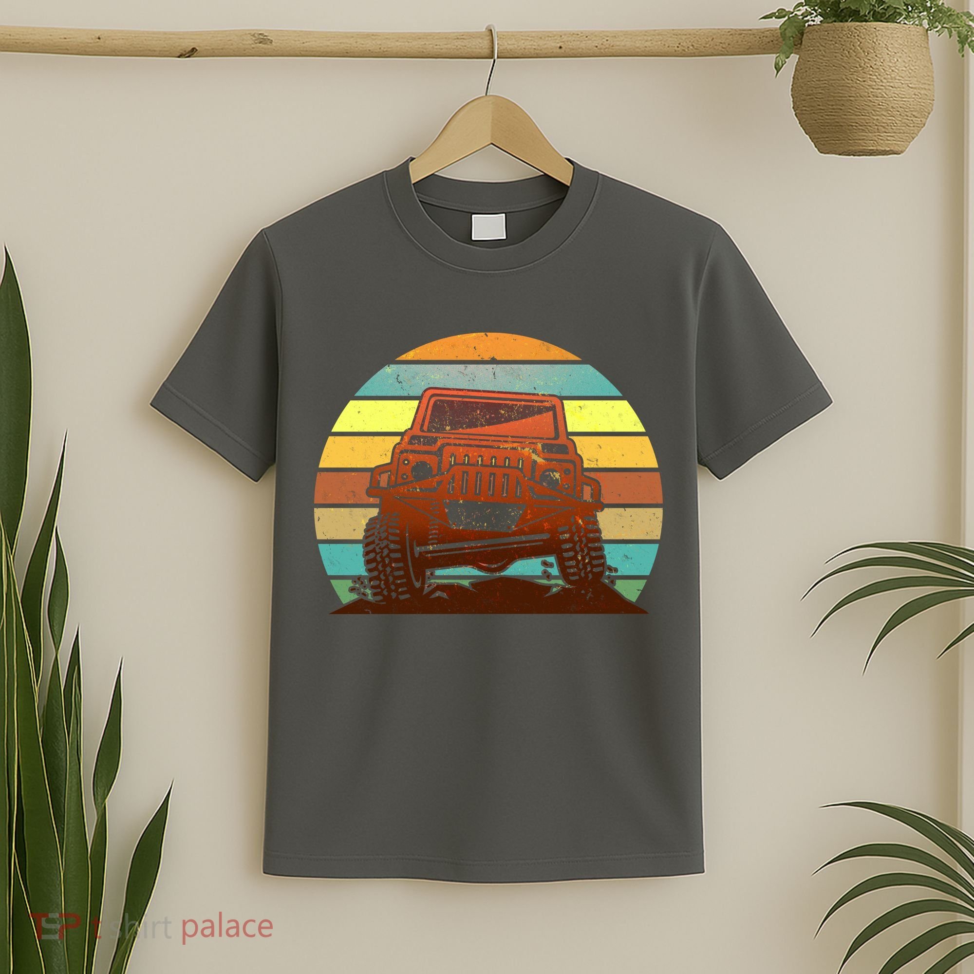 Retro Off Road Truck 4x4 Sunset T-Shirt