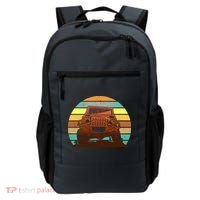 Retro Off Road Truck 4x4 Sunset Backpack thumb 0