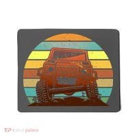 Retro Off Road Truck 4x4 Sunset Mousepad thumb 0