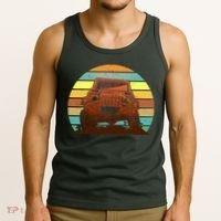 Retro Off Road Truck 4x4 Sunset Tank Top thumb 3