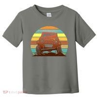 Retro Off Road Truck 4x4 Sunset Toddler T-Shirt thumb 0