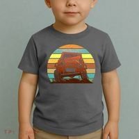 Retro Off Road Truck 4x4 Sunset Toddler T-Shirt thumb 2