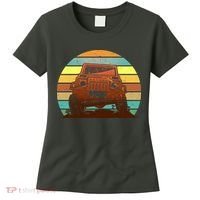 Retro Off Road Truck 4x4 Sunset Women's T-Shirt thumb 0