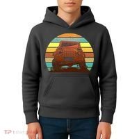 Retro Off Road Truck 4x4 Sunset Kids Hoodie thumb 4