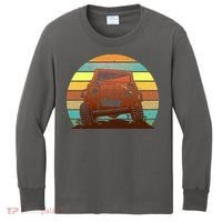 Retro Off Road Truck 4x4 Sunset Kids Long Sleeve Shirt thumb 0
