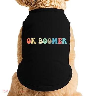 Retro Ok Boomer Doggie Tank