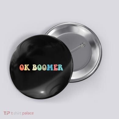 Retro Ok Boomer Button