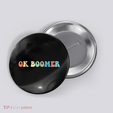 Retro Ok Boomer Button