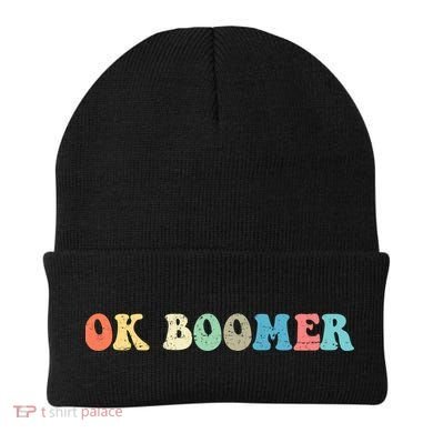 Retro Ok Boomer Beanie