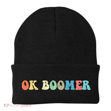 Retro Ok Boomer Beanie