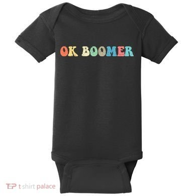 Retro Ok Boomer Baby Bodysuit